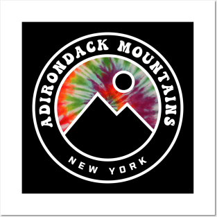 Adirondack Mountains New York Tie Dye Posters and Art